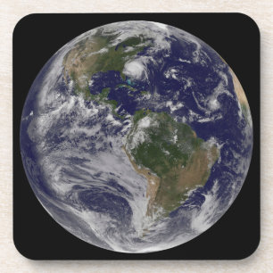 Volle aarde met orkaan Irene aan de oostkust. Bier Onderzetter