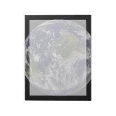 Volle aarde met orkaan Irene aan de oostkust. Notitieblok (Linkerzijde)