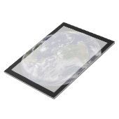 Volle aarde met orkaan Irene aan de oostkust. Notitieblok (Schuin)