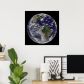 Volle aarde met orkaan Irene aan de oostkust. Poster (Thuiskantoor)