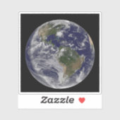 Volle aarde met orkaan Irene aan de oostkust. Sticker (Vel)