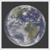 Volle aarde met orkaan Irene aan de oostkust. Sticker (Voorkant)