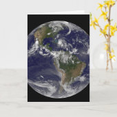 Volle aarde met orkaan Irene over de Bahama's. Kaart (Gele Bloem)