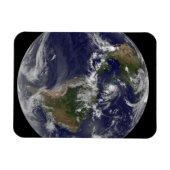 Volle aarde met orkaan Irene over de Bahama's. Magneet (Horizontaal)