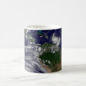 Volle aarde met tropische Stormen in de Atlantisch Koffiemok (Center)