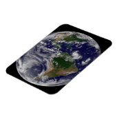 Volle aarde met tropische Stormen in de Atlantisch Magneet (Linkerzijde)