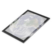 Volle aarde met tropische Stormen in de Atlantisch Notitieblok (Schuin)