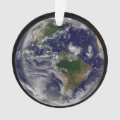 Volle aarde met tropische Stormen in de Atlantisch Ornament (voorkant)