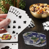 Volle aarde met tropische Stormen in de Atlantisch Pokerkaarten (Insitu)
