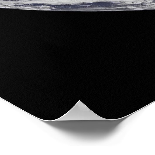 Volle aarde met tropische Stormen in de Atlantisch Poster (Hoek)