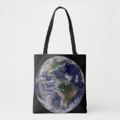 Volle aarde met tropische Stormen in de Atlantisch Tote Bag (Voorkant)
