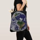 Volle aarde met tropische Stormen in de Atlantisch Tote Bag (Dichtbij)