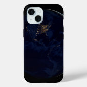 Volle aarde 's nachts met stadslichten van Amerika Case-Mate iPhone Case (Achterkant)
