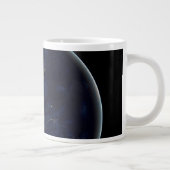 Volle aarde 's nachts met stadslichten van Amerika Grote Koffiekop (Rechts)