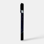 Volle aarde 's nachts met stadslichten van Amerika iPhone 15 Case (Linkerkant)