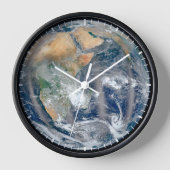 Volle aarde toont het oostelijk halfrond. (Voorkant)