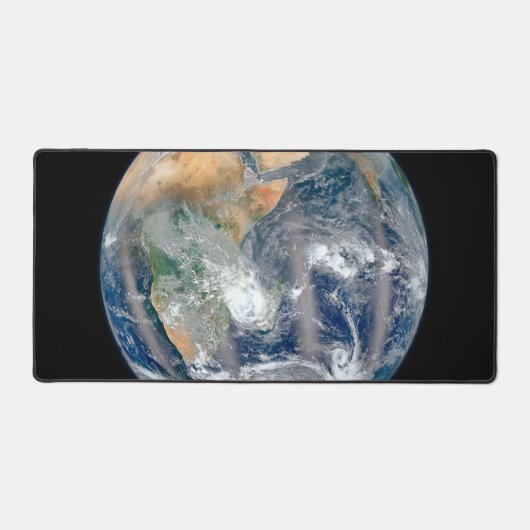 Volle aarde toont het oostelijk halfrond. bureaumat (Voorkant)