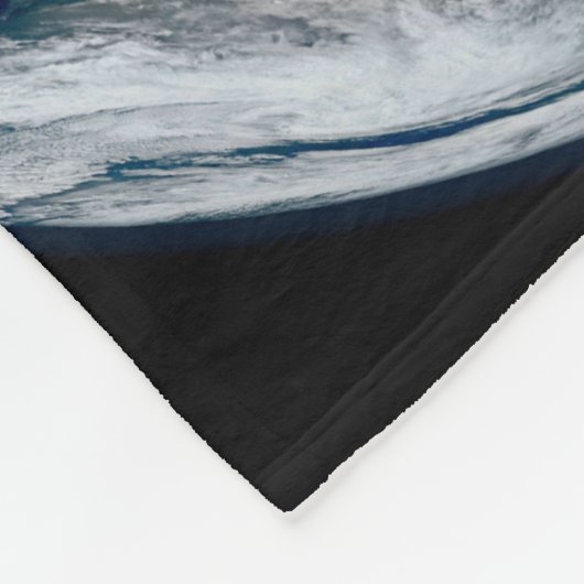 Volle aarde toont het oostelijk halfrond. fleece deken (Hoek)