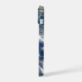 Volle aarde toont het oostelijk halfrond. iPhone 15 case (Linkerkant)