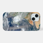 Volle aarde toont het oostelijk halfrond. iPhone 15 case (Achterkant horizontaal)