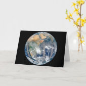 Volle aarde toont het oostelijk halfrond. kaart (Gele Bloem)