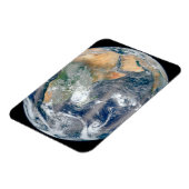 Volle aarde toont het oostelijk halfrond. magneet (Linkerzijde)