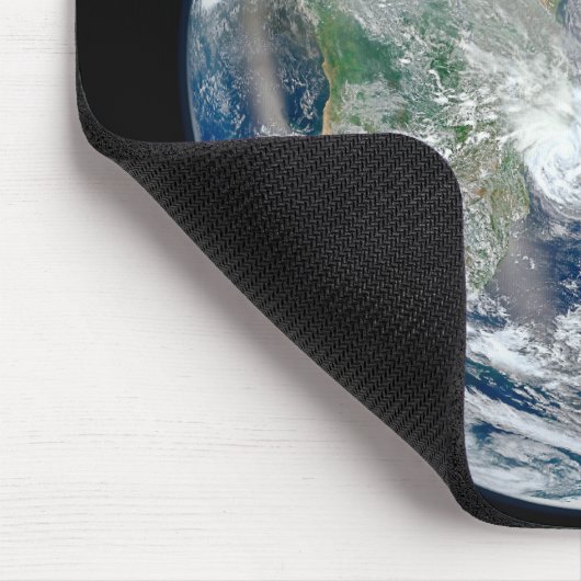 Volle aarde toont het oostelijk halfrond. muismat (Hoek)