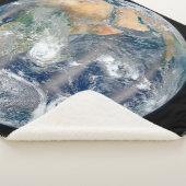 Volle aarde toont het oostelijk halfrond. sherpa deken (3/4)