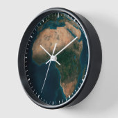 Volle aarde vanuit de ruimte boven het Afrikaanse  (Hoek)