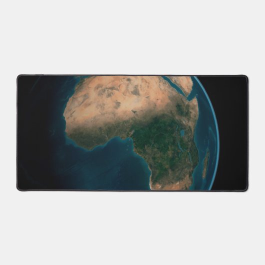 Volle aarde vanuit de ruimte boven het Afrikaanse Bureaumat (Voorkant)