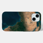 Volle aarde vanuit de ruimte boven het Afrikaanse Case-Mate iPhone Case (Achterkant (horizontaal))