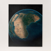 Volle aarde vanuit de ruimte boven het Afrikaanse  Legpuzzel (Verticaal)