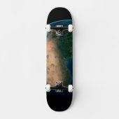 Volle aarde vanuit de ruimte boven het Afrikaanse  Persoonlijk Skateboard (Voorkant)