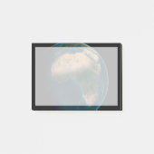 Volle aarde vanuit de ruimte boven het Afrikaanse  Post-it® Notes (Voorkant)