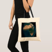 Volle aarde vanuit de ruimte boven het Afrikaanse Tote Bag (Voorkant (product))