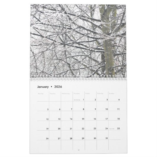 Volle bloei 2025 kalender tweepagina medium (Jan 2026)