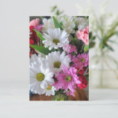 Volle bloei Bedankt Wenskaart (Staand voorkant)