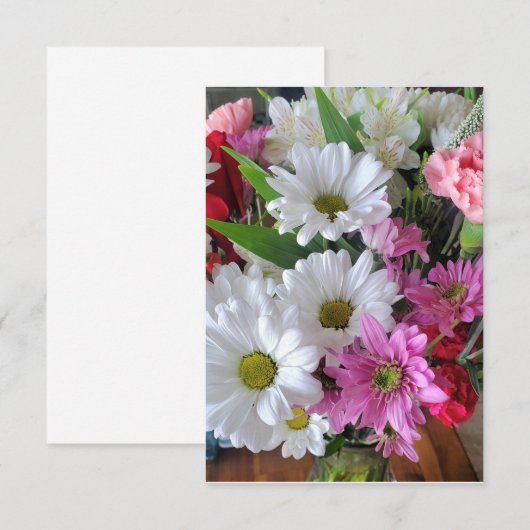 Volle bloei Bedankt Wenskaart (Voorkant / Achterkant)