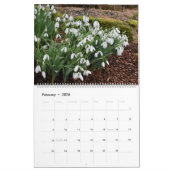 Volle Bloom 2025 Kalender twee pagina's groot (Feb 2026)
