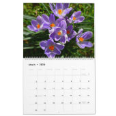 Volle Bloom 2025 Kalender twee pagina's groot (Mar 2026)