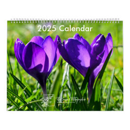 Volle Bloom 2025 Kalender twee pagina's groot