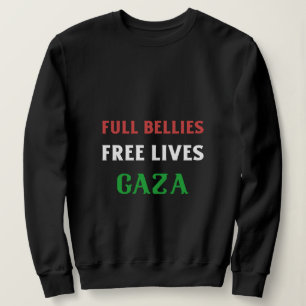 Volle buik bevrijdt Gaza van de honger Trui