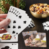 Volle foto - Verticale aangepaste tekst en foto Pokerkaarten (Insitu)