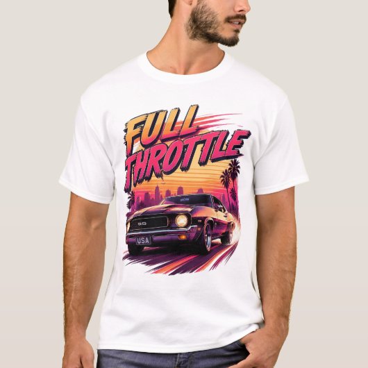 volle gasklep t-shirt (Voorkant)