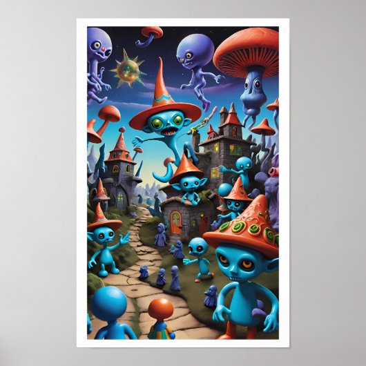 Volle Groll-Town Party Down Poster (Voorkant)