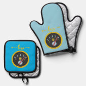 volle liefde ovenwant & pannenlap set (Voorkant / Achterkant)