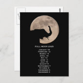 Volle Maan 2025 Briefkaart (Voorkant / Achterkant)