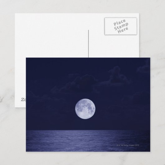 Volle Maan 3 Briefkaart (Voorkant / Achterkant)