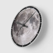 Volle Maan Astronomie Beeld Ronde Klok (Hoek)
