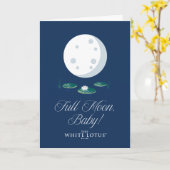 Volle Maan, Baby! - De witte lotus Kaart (Gele Bloem)